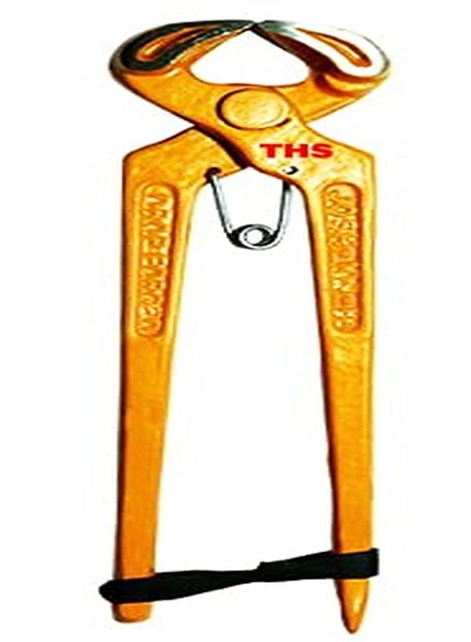 THS Carpenters Spring Pincers Wire Cutting Pliers Nail Puller 8 inch / 200mm Non Insulated Pack of 1pcs - Image 1